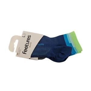Feetures Elite Ultra-Light Cushion Targeted Compression No Show Socks Sz L